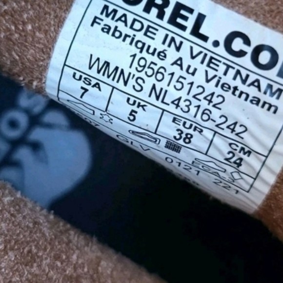 Sorel Waterproof Cate Pull On Tan Suede Leather Ankle Boot Shoe Western Women 7 - Picture 7 of 11